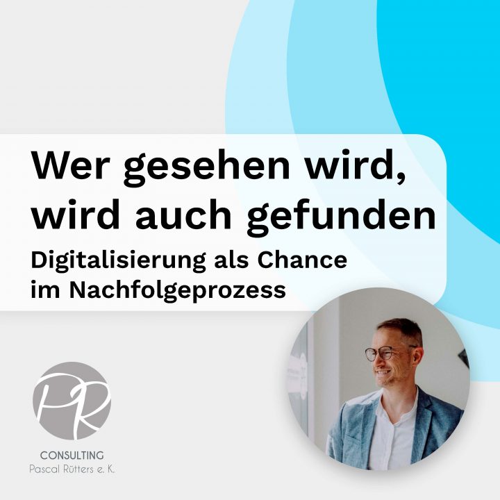 Wer gesehen wird, wird auch gefunden